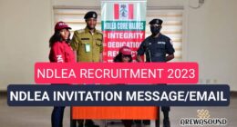 Check Your NDLEA Invitation Message/Email 2023